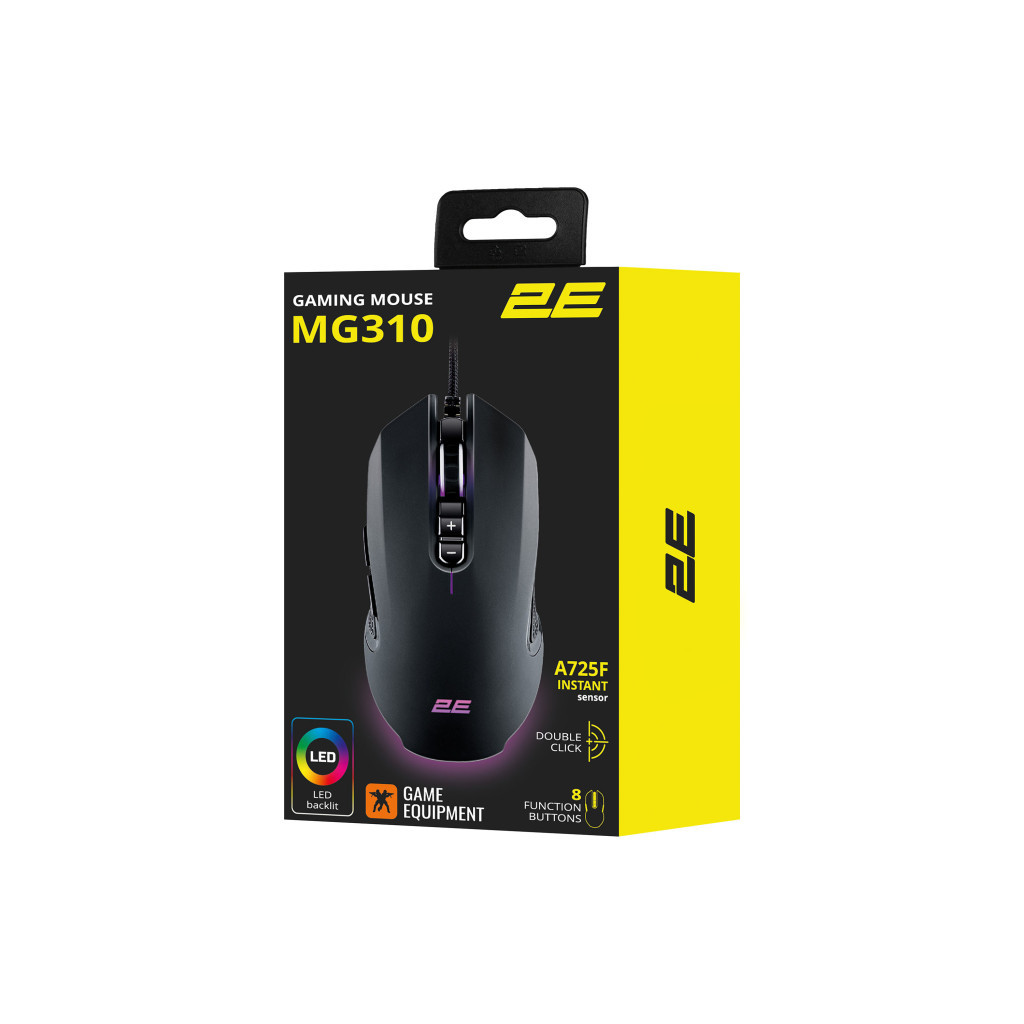 Мишка 2E MG310 LED USB Black (2E-MG310UB)