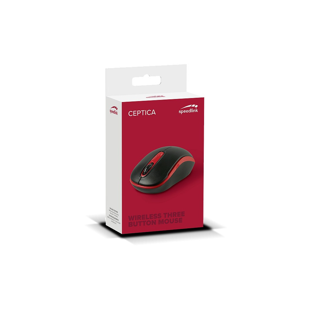 Мишка Speedlink Ceptica Wireless Black/Red (SL-630013-BKRD)