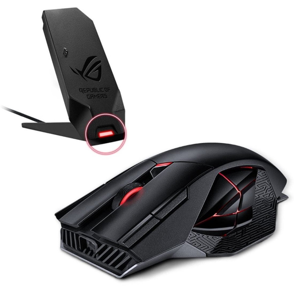 Мишка ASUS Rog Spatha X Wireless/USB Black (90MP0220-BMUA00)