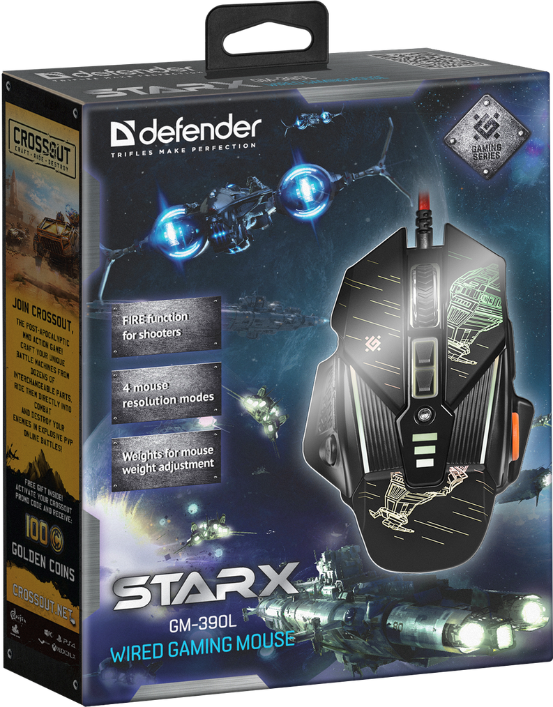 Миша Defender sTarx GM-390L (52390)