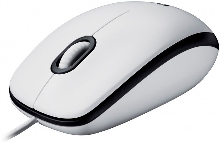 Миша Logitech Mouse M100 White