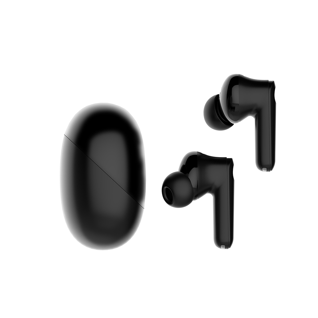 Навушники ColorWay Slim TWS-1 Earbuds Long Life Black (CW-TWS1BK1)