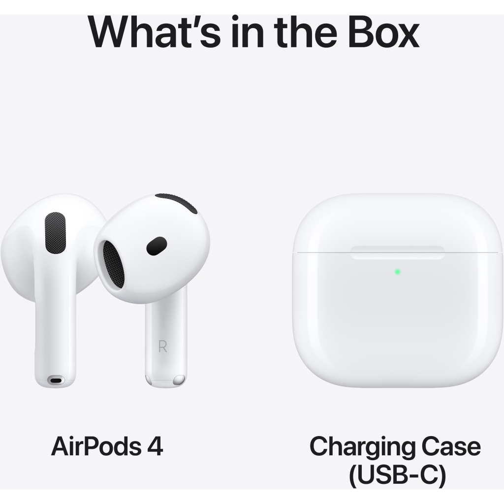 Навушники Apple AirPods 4 (MXP63ZE/A)