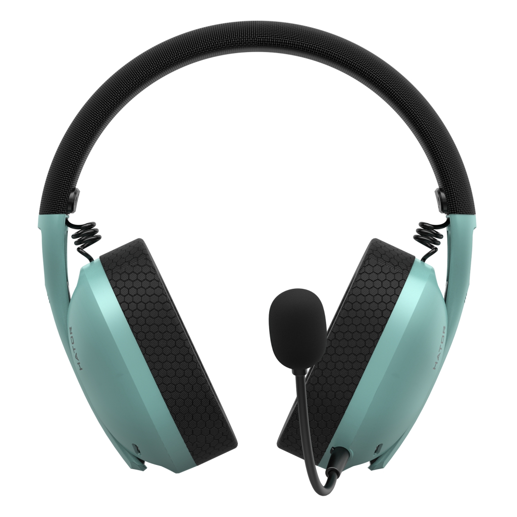 Навушники Hator Hyperpunk 2 Wireless Tri-mode Black/Mint (HTA-858)