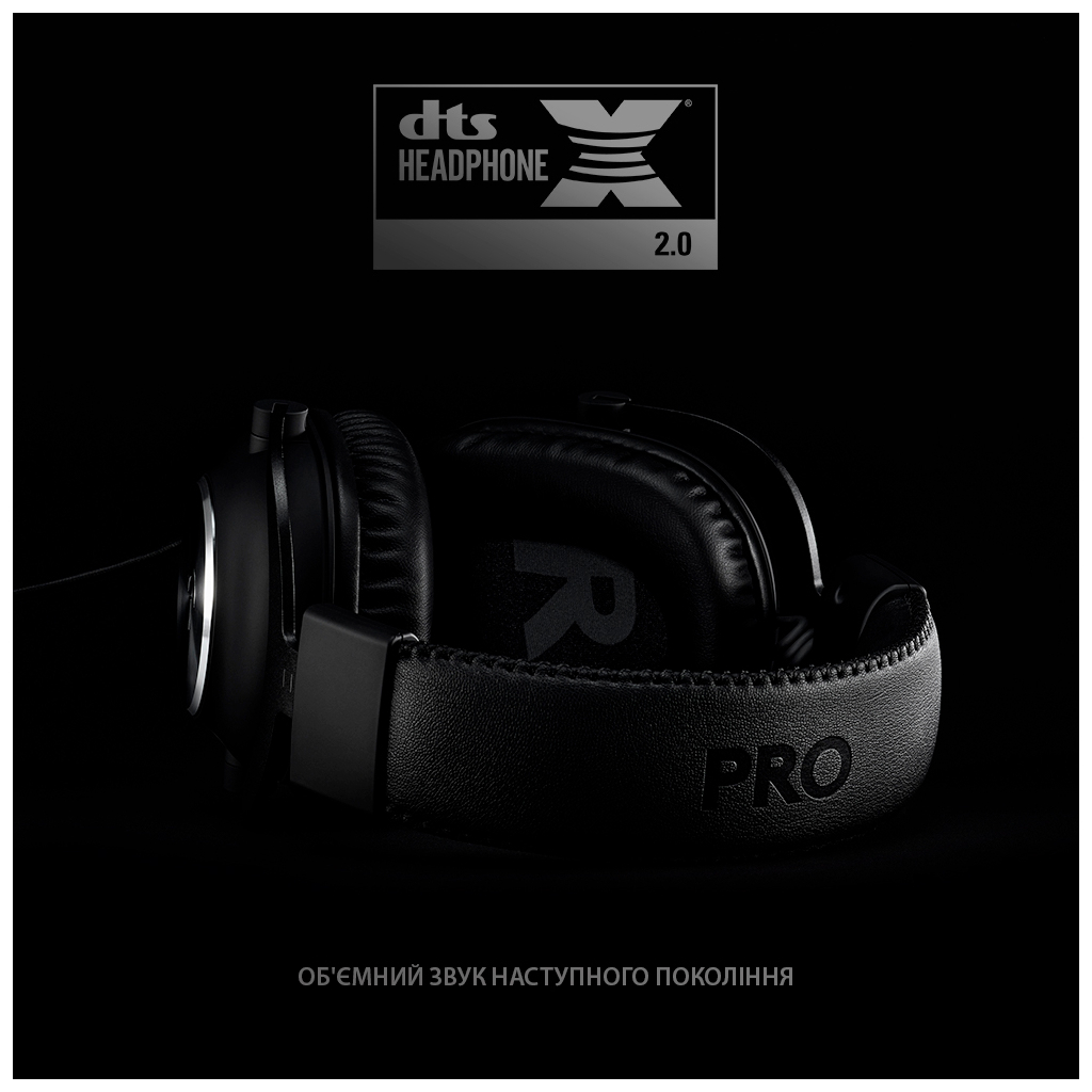 Навушники Logitech G PRO X Gaming Headset BLACK USB (981-000818)