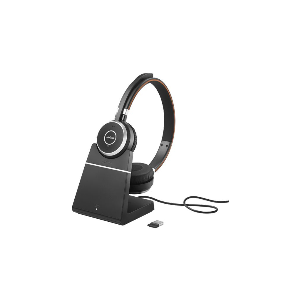 Навушники Jabra Evolve 65 SE Link380a UC Stereo + with charging base (6599-833-499)