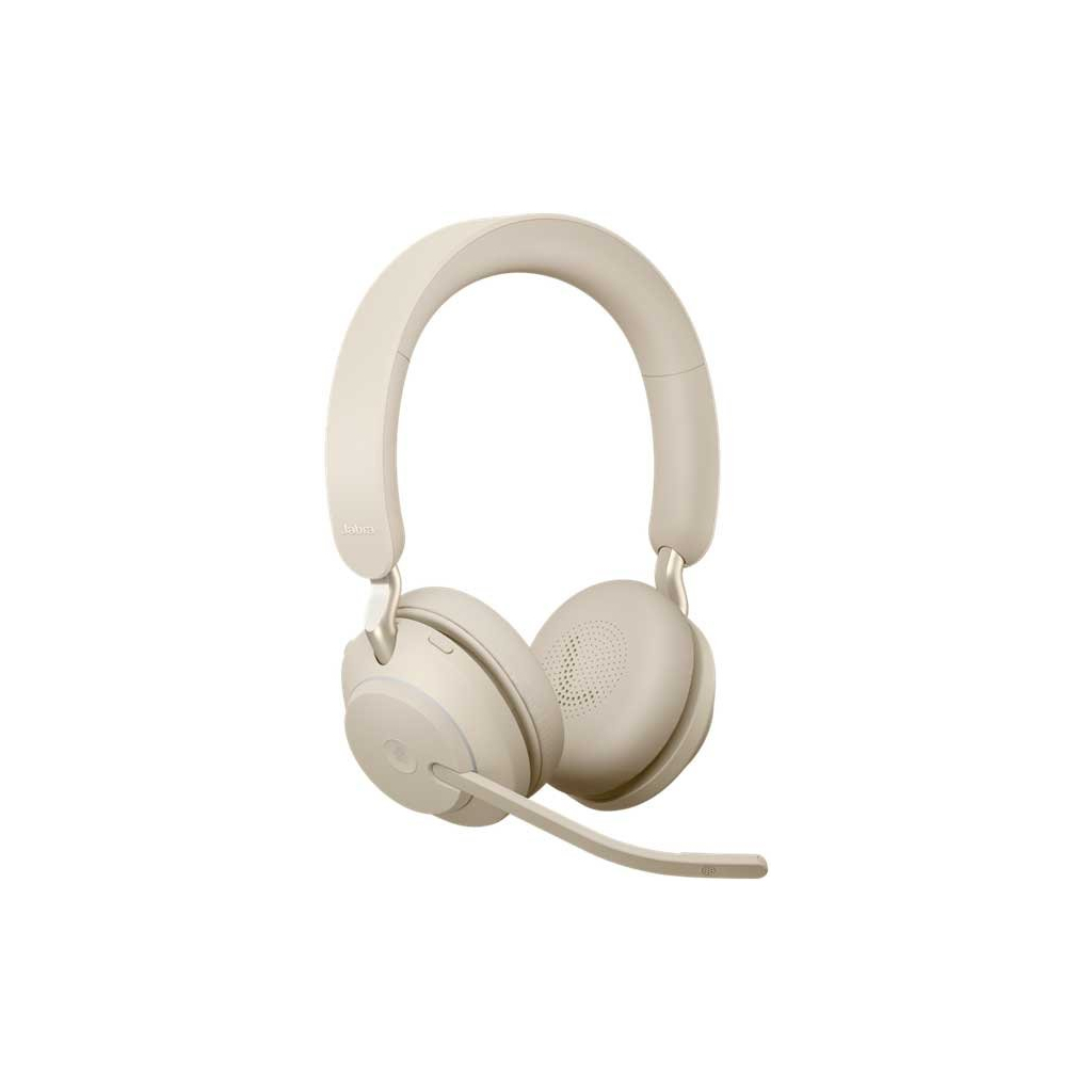 Навушники Jabra Evolve2 65 Link380c MS Stereo Beige (26599-999-898)