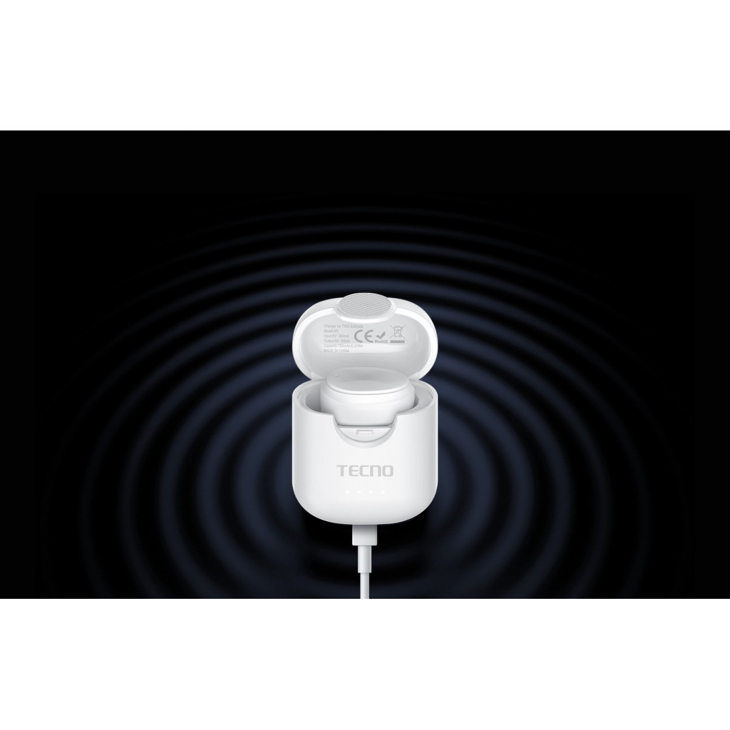 Навушники Tecno Minipods M1 Mono White (4895180759475)