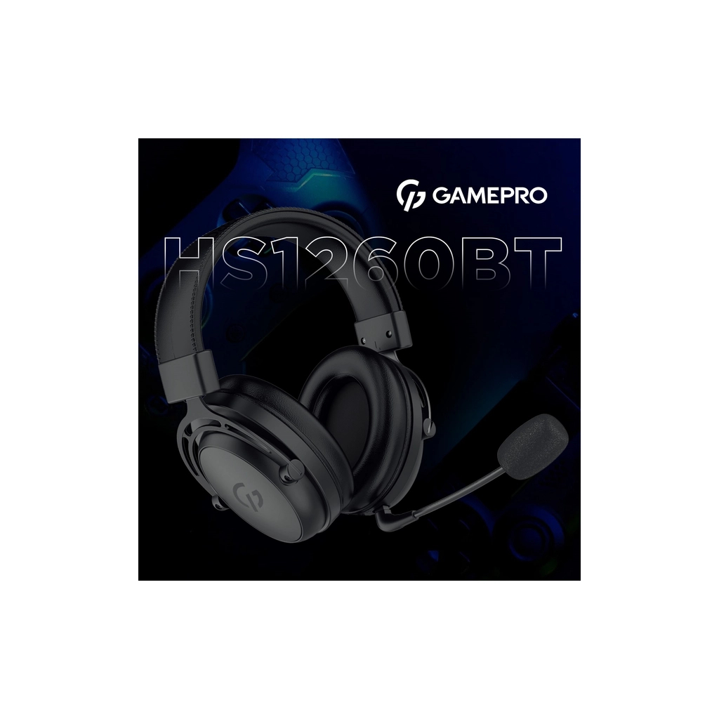 Навушники GamePro HS1260BT Black (HS1260BT)