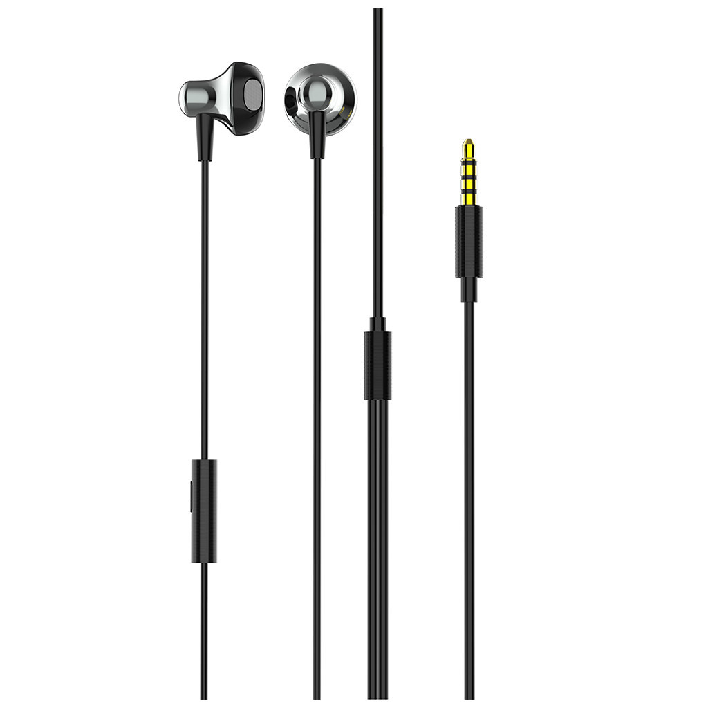 Навушники ColorWay Slim 3.5 mm Wired Earphone Blast 1 Black (CW-WD01BK)