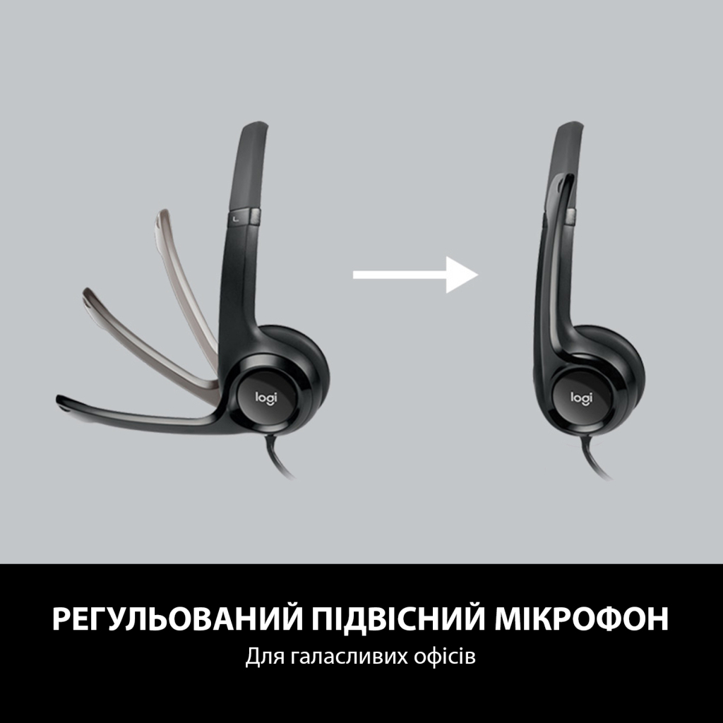 Навушники Logitech H390 (981-000406)