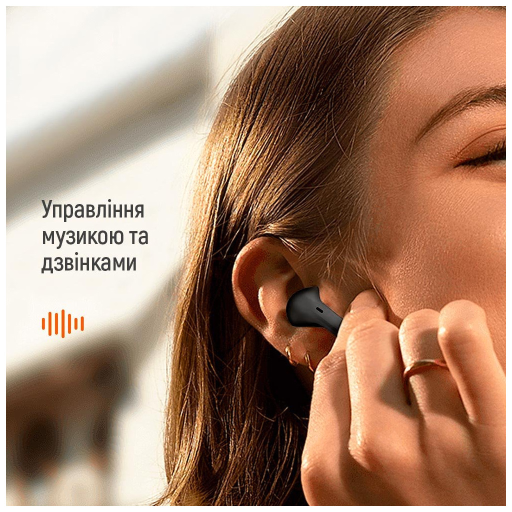 Навушники ColorWay Slim TWS-2 Earbuds Black (CW-TWS2BK)