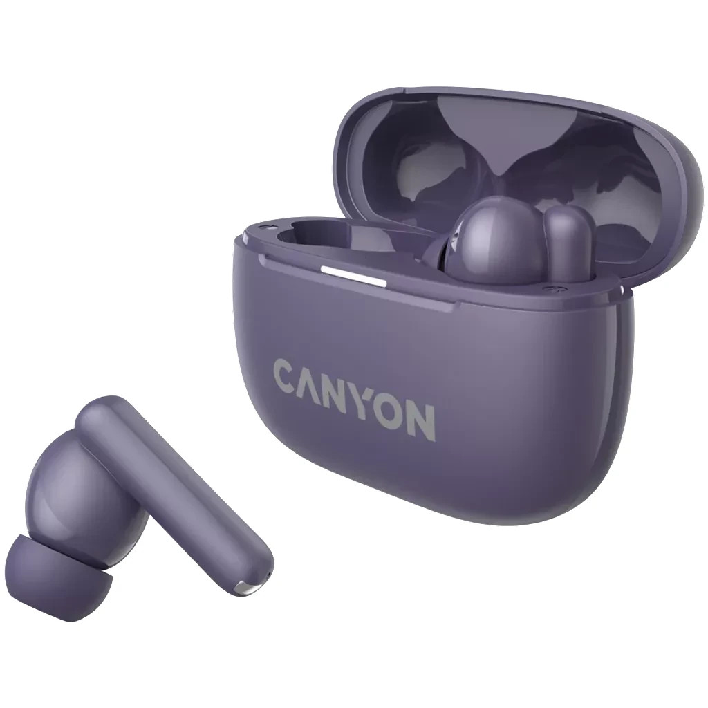 Навушники Canyon TWS-10 OnGo ANC ENC Purple (CNS-TWS10PL)