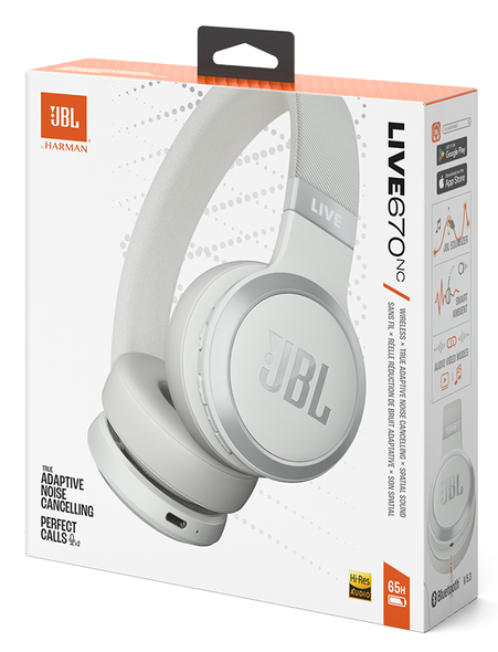 Гарнітура JBL LIVE 670NC White (JBLLIVE670NCWHT)