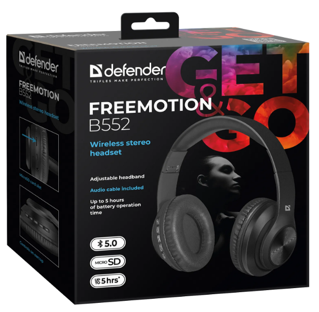 Гарнітура Defender FreeMotion B552 Black (63552) 