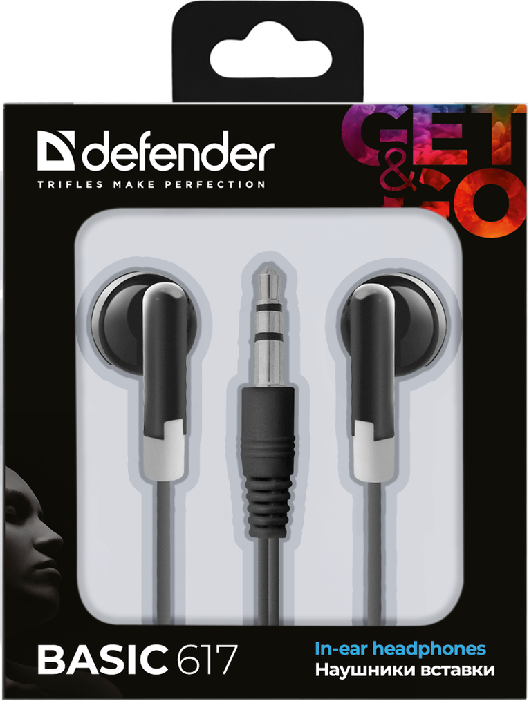 Навушники Defender 1 Basic-617 Black (63617) 