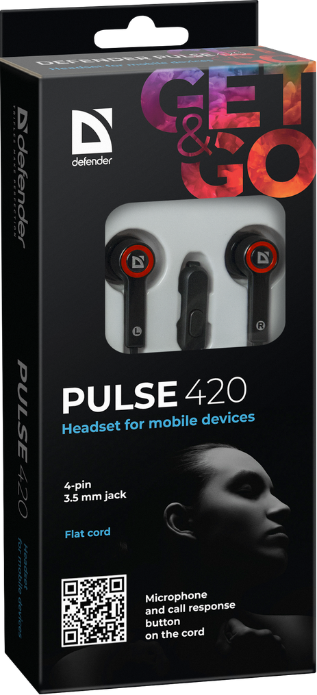 Гарнітура Defender Pulse 420 Red (63424)