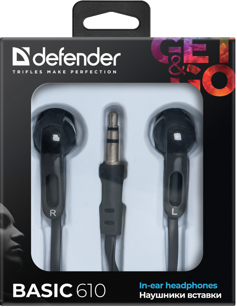 Навушники Defender Basic-610 Black (63610)