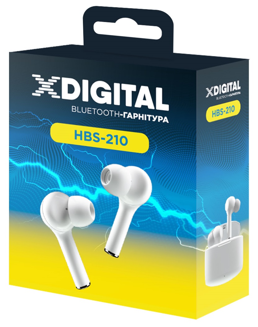 Гарнітура X-Digital HBS-210 White