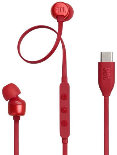 Гарнітура JBL TUNE 310C USB-C Red (JBLT310CRED)