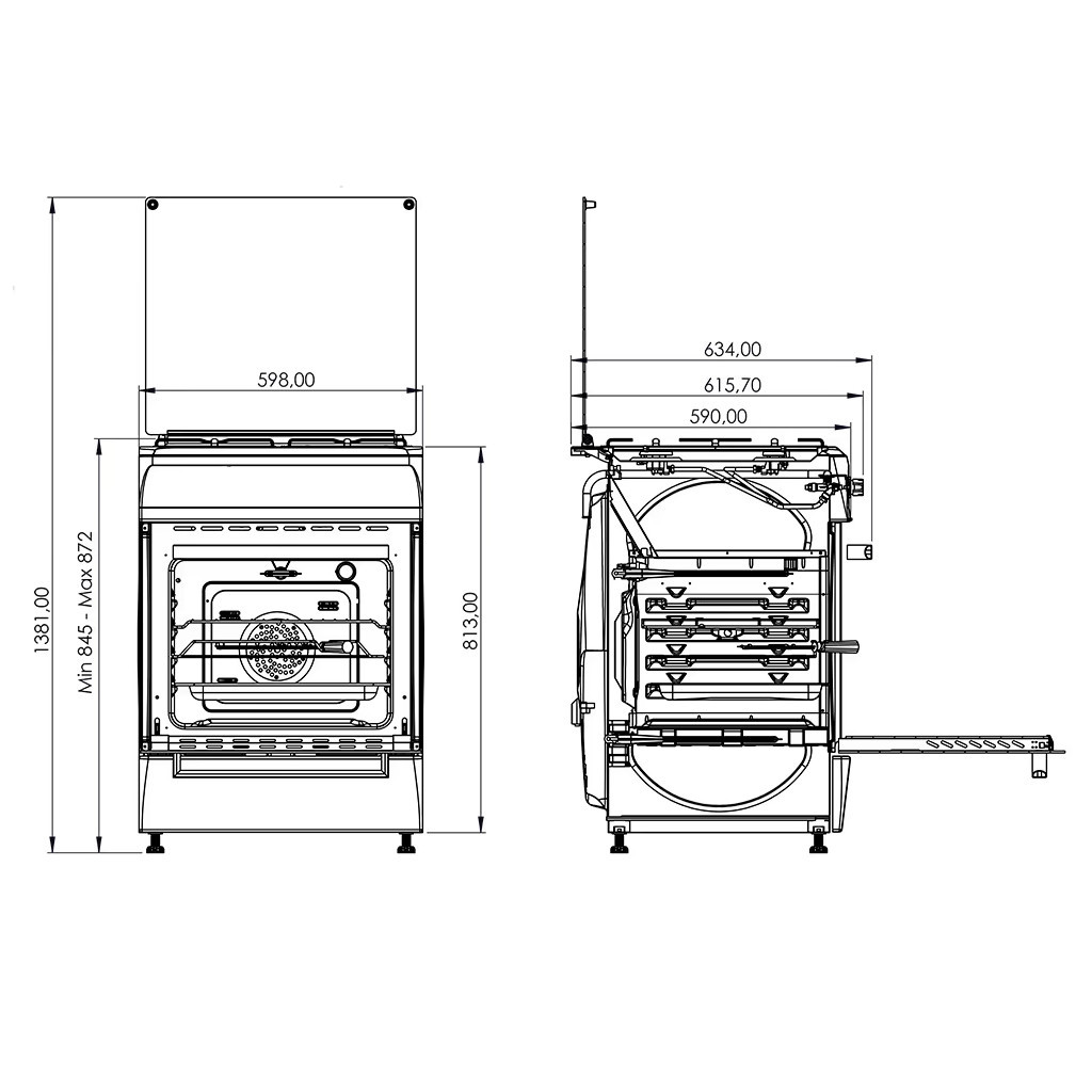 Плита Grunhelm GFM6611W