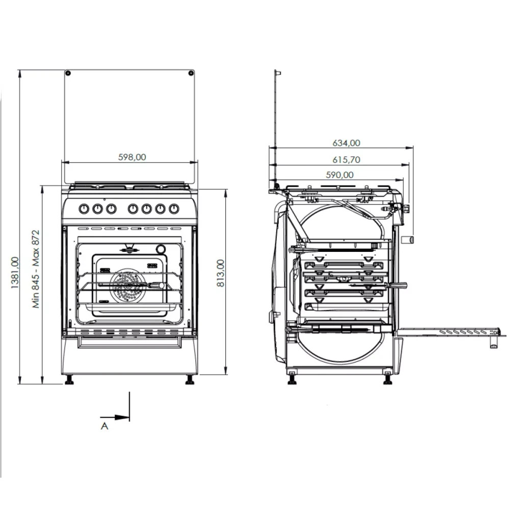 Плита Grunhelm G4FG6612W