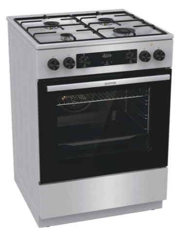 Комбінована плита Gorenje GKS6C70XJ (FM6A4D-JPJDB)