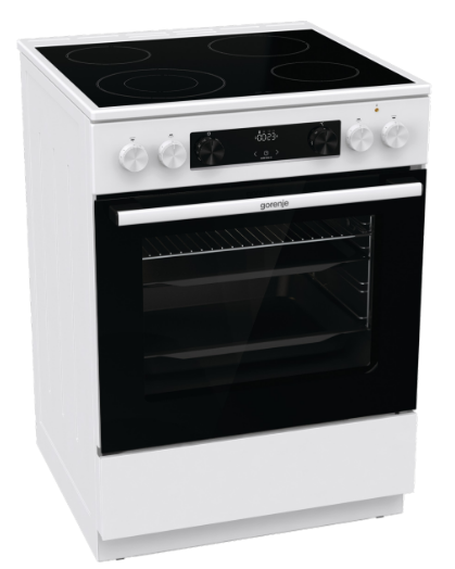 Електрична плита Gorenje GECS 6C70 WC (FR6A4D-CEDA2)