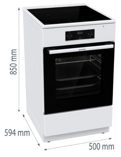 Електрична плита Gorenje GEIT 5C60 WPG (FI514D-GPE42)