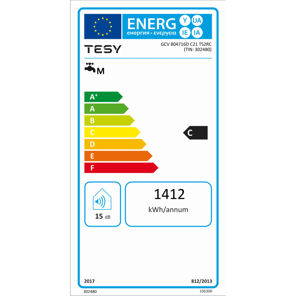 Бойлер Tesy Modeco Ceramic S GCV6S 804724D C21 TS2RCP (303560)