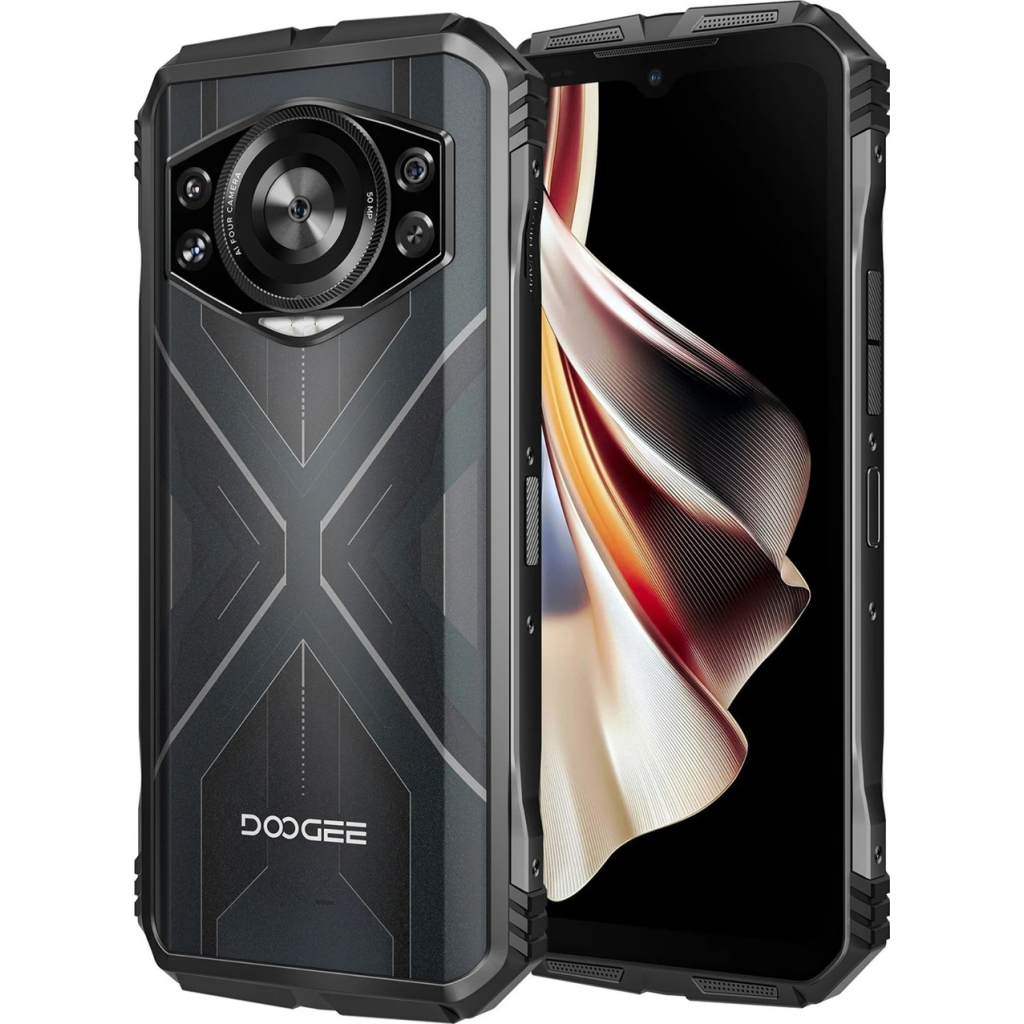 Мобільний телефон Doogee S cyber 8/256Gb Black Silver (6923740212424)