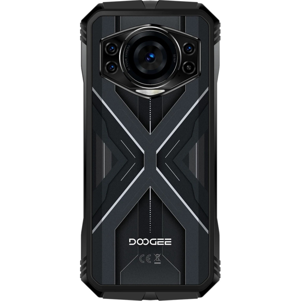 Мобільний телефон Doogee S cyber 8/256Gb Black Silver (6923740212424)