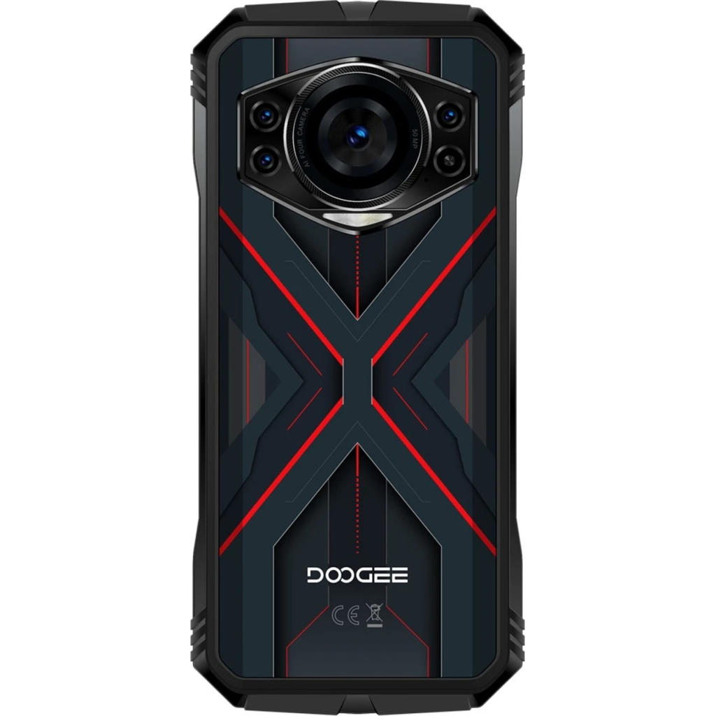 Мобільний телефон Doogee S cyber 8/256Gb Black Red (6923740212431)