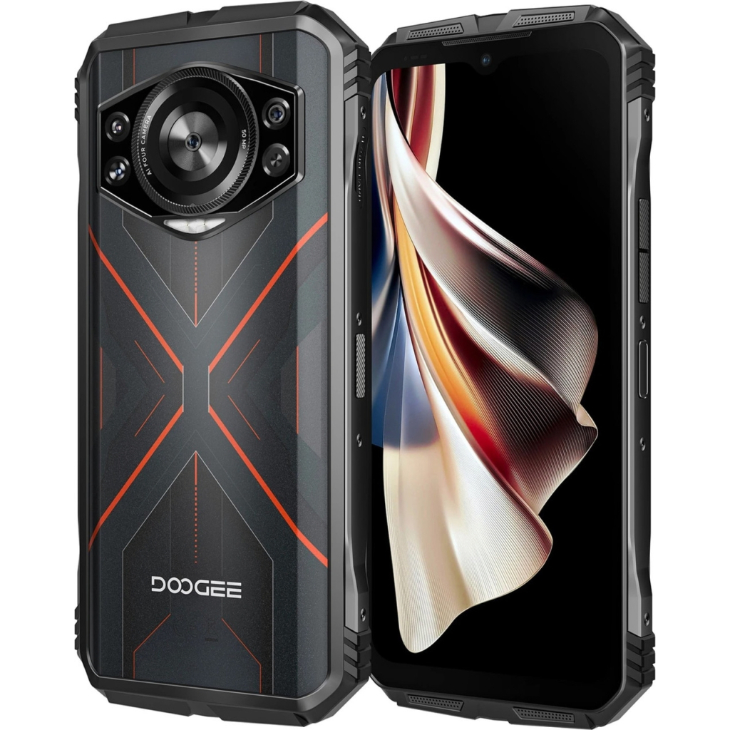 Мобільний телефон Doogee S cyber 8/256Gb Black Red (6923740212431)