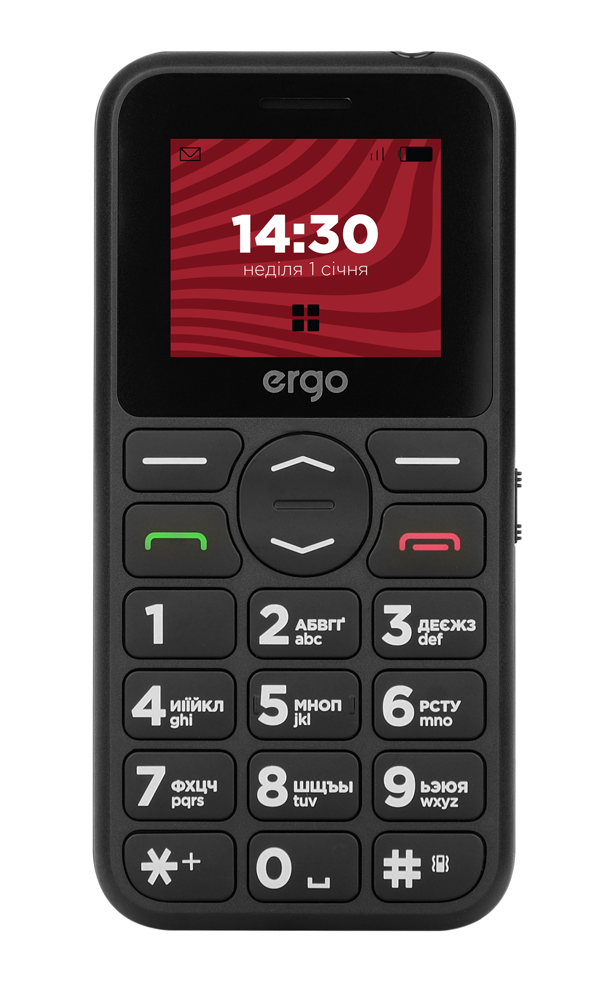 Мобільний телефон ERGO R181 Dual Sim Black