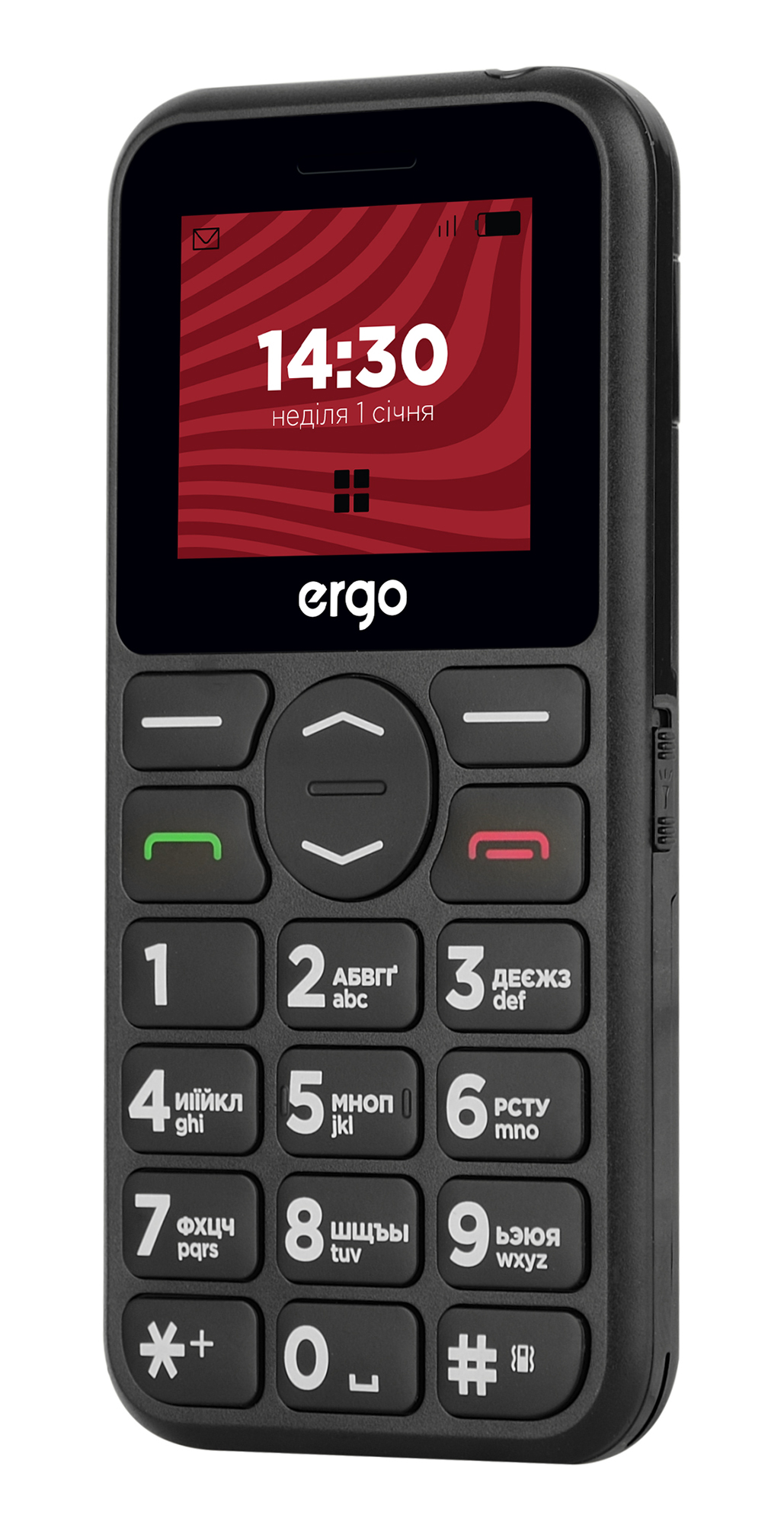 Мобільний телефон ERGO R181 Dual Sim Black