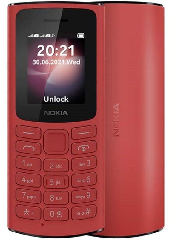 Мобільний телефон Nokia 105 Dual SIM (TA-1557) Red