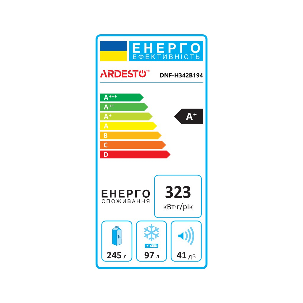 Холодильник Ardesto DNF-H342B194