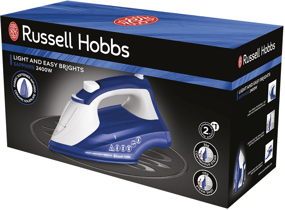 Праска з подачею пари Russell Hobbs 26483-56 Light & Easy Brights Sapphire Iron