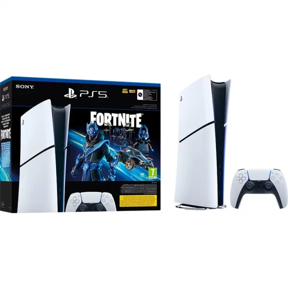 Ігрова консоль PlayStation 5 Slim Digital Edition (Fortnite Cobalt Star Bundle)