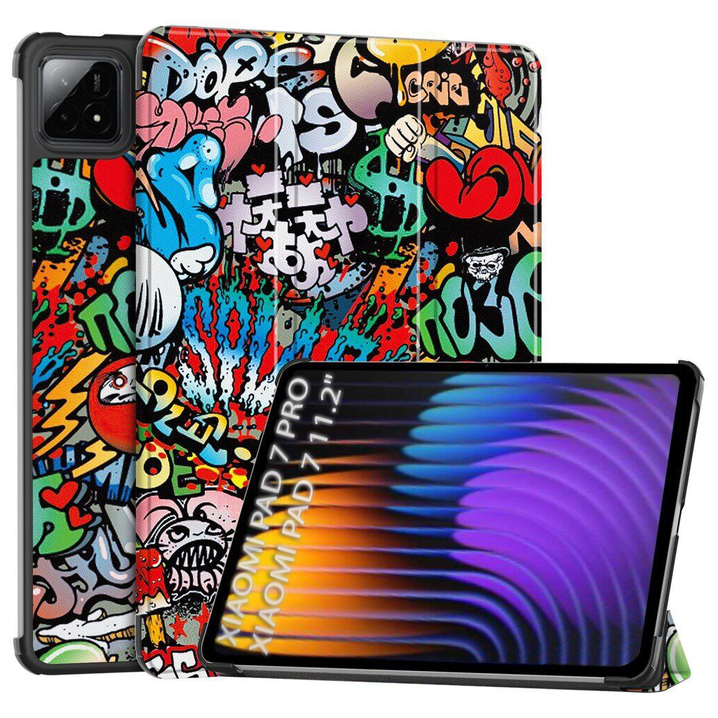 Чохол до планшета BeCover Smart Case Xiaomi Pad 7 / 7 Pro 11.2" Graffiti (712804)