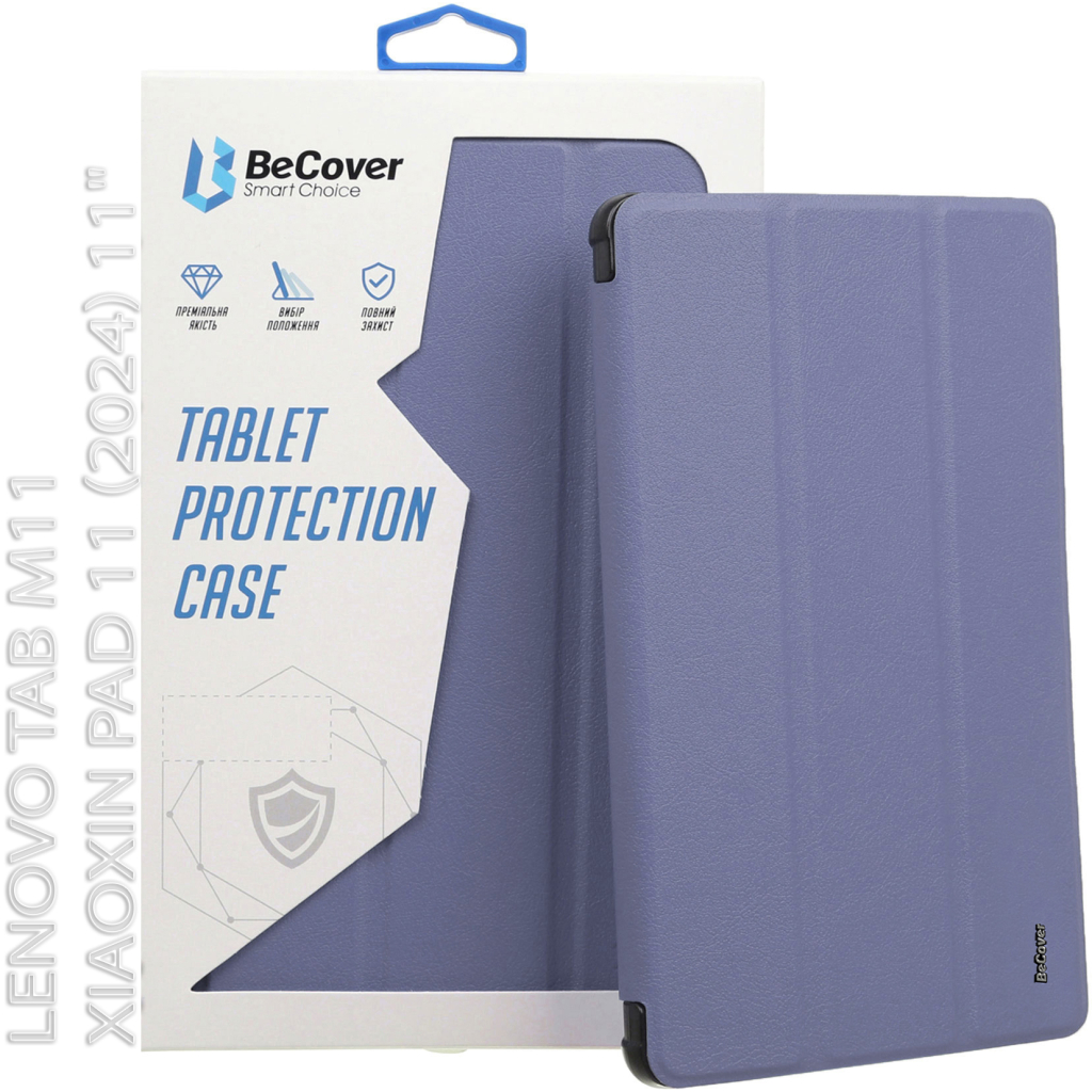 Чохол до планшета BeCover Soft Edge Lenovo Tab M11 (2024) TB-TB330FU/Xiaoxin Pad 11 (2024) 11" Purple (712544)