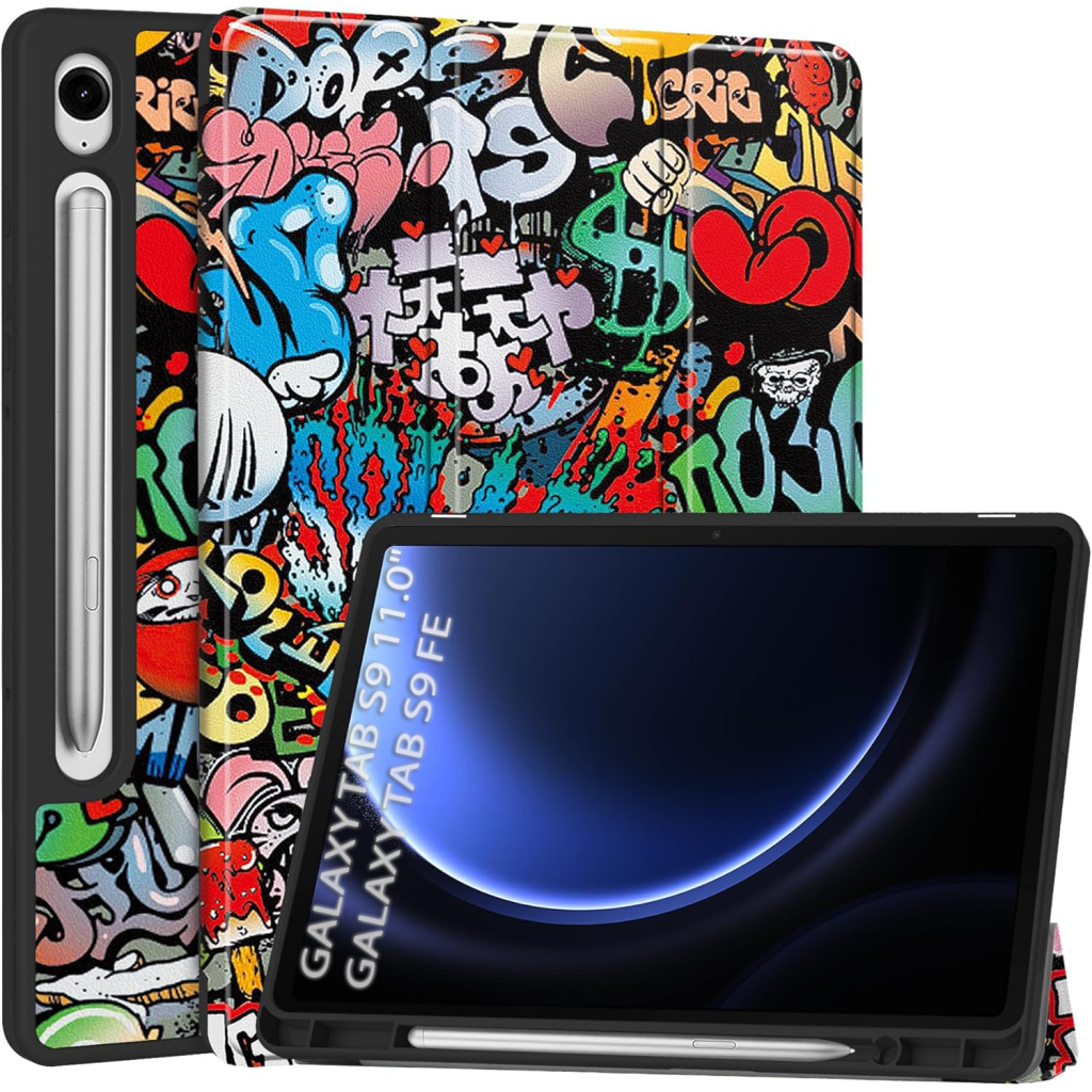 Чохол до планшета BeCover Flexible TPU Mate Samsung Tab S9 (SM-X710/SM-X716)/S9 FE (SM-X510/SM-X516B) 11.0" Graffiti (712534)