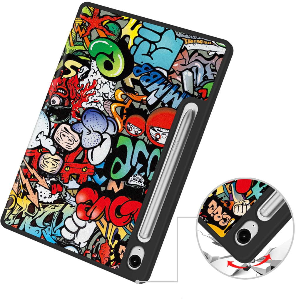 Чохол до планшета BeCover Flexible TPU Mate Samsung Tab S9 (SM-X710/SM-X716)/S9 FE (SM-X510/SM-X516B) 11.0" Graffiti (712534)