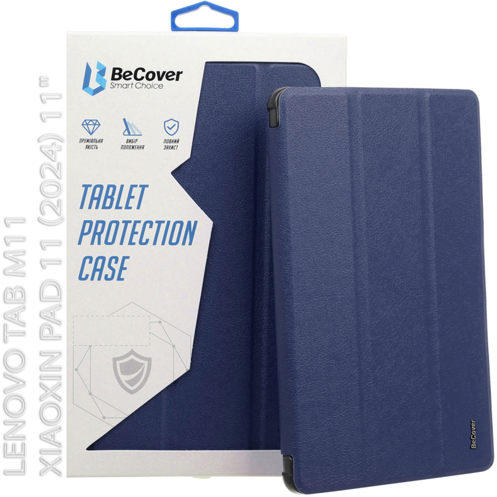 Чохол до планшета BeCover Soft Edge Lenovo Tab M11 (2024) TB-TB330FU/Xiaoxin Pad 11 (2024) 11" Deep Blue (712539)