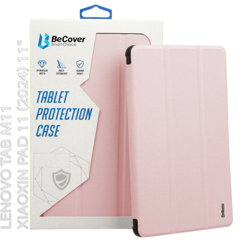 Чохол до планшета BeCover Soft Edge Lenovo Tab M11 (2024) TB-TB330FU/Xiaoxin Pad 11 (2024) 11" Pink (712543)