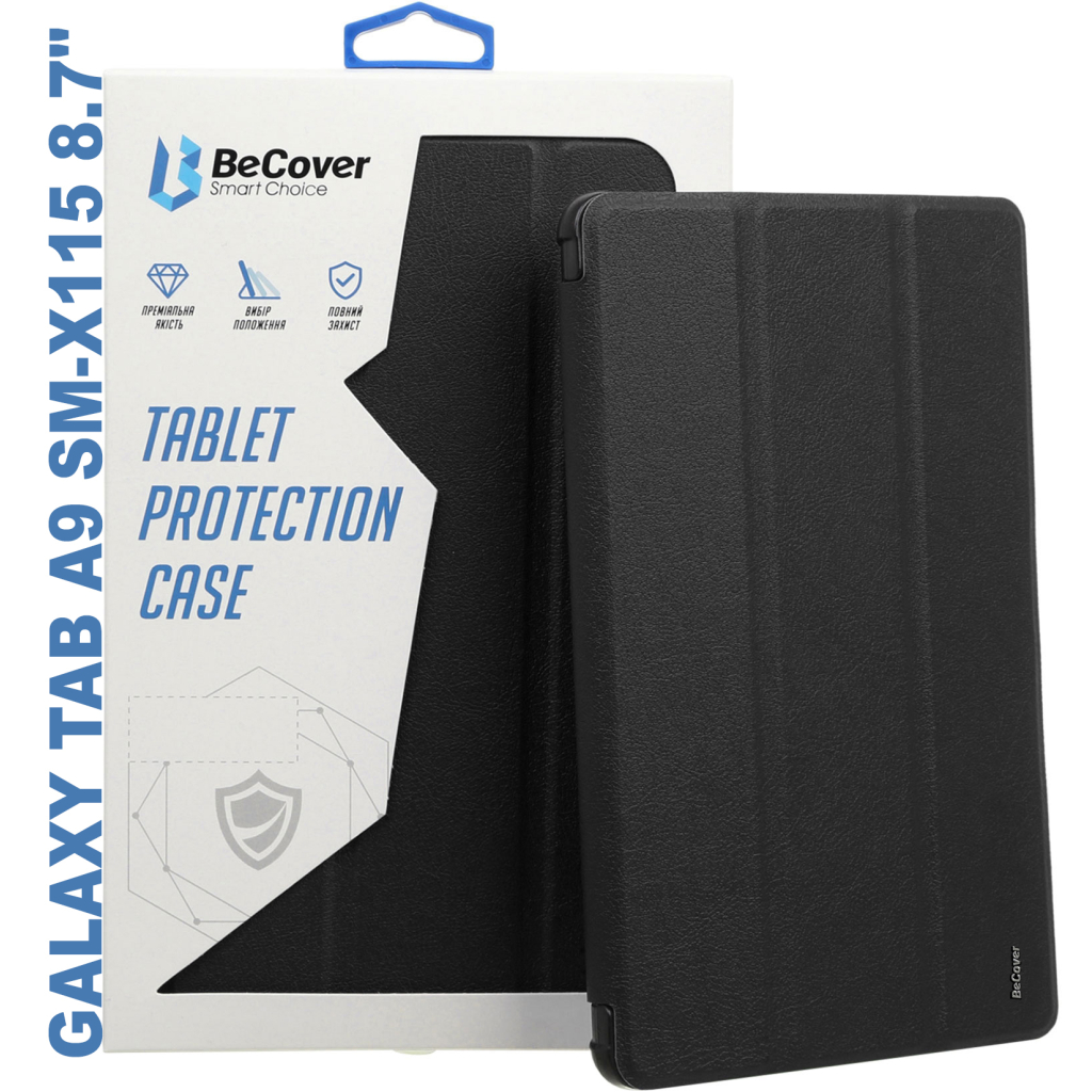 Чохол до планшета BeCover Soft Edge Samsung Tab A9 SM-X115 8.7" Black (710355) (1350)