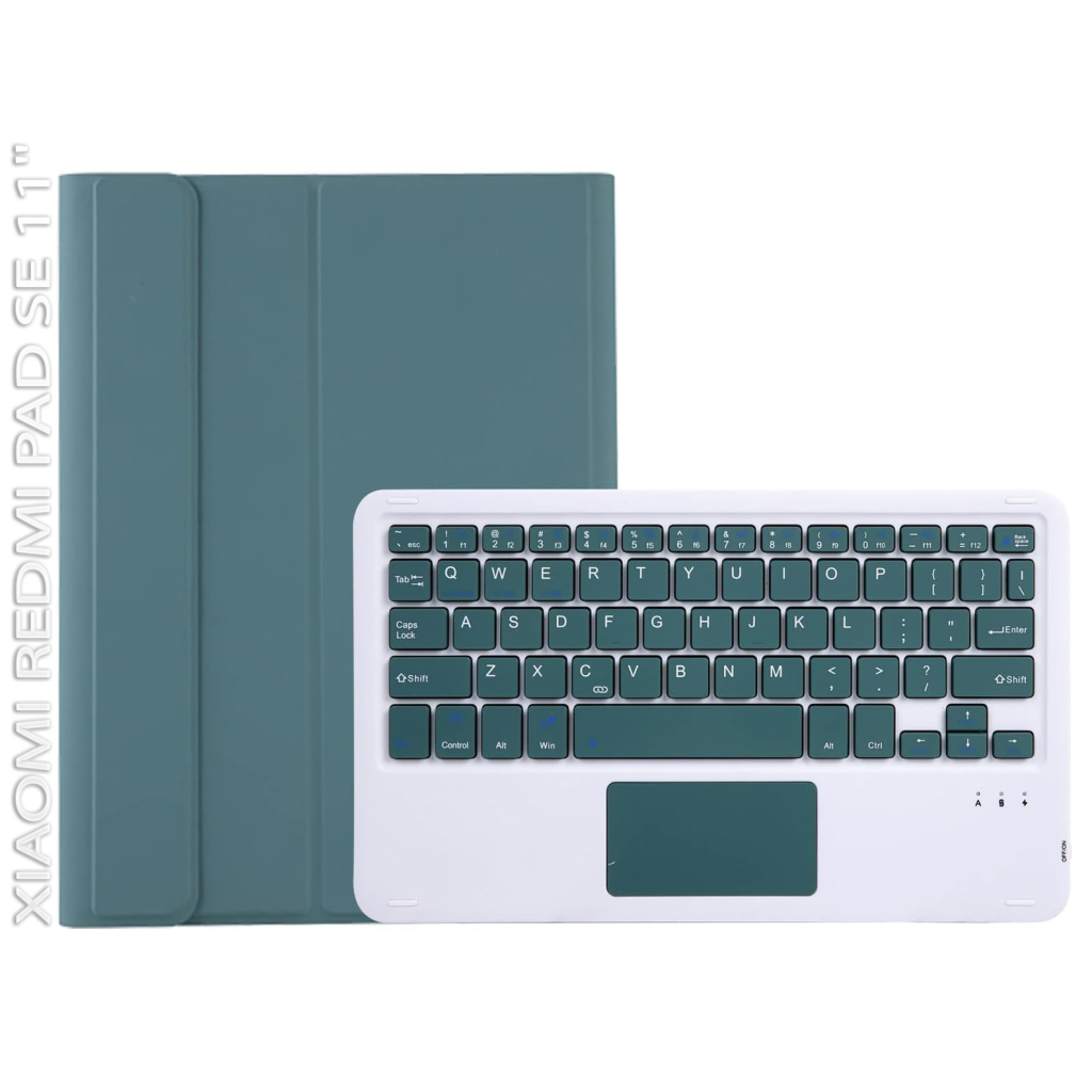 Чохол до планшета BeCover Keyboard+TouchPad Xiaomi Redmi Pad SE 11" Dark Green (712397)