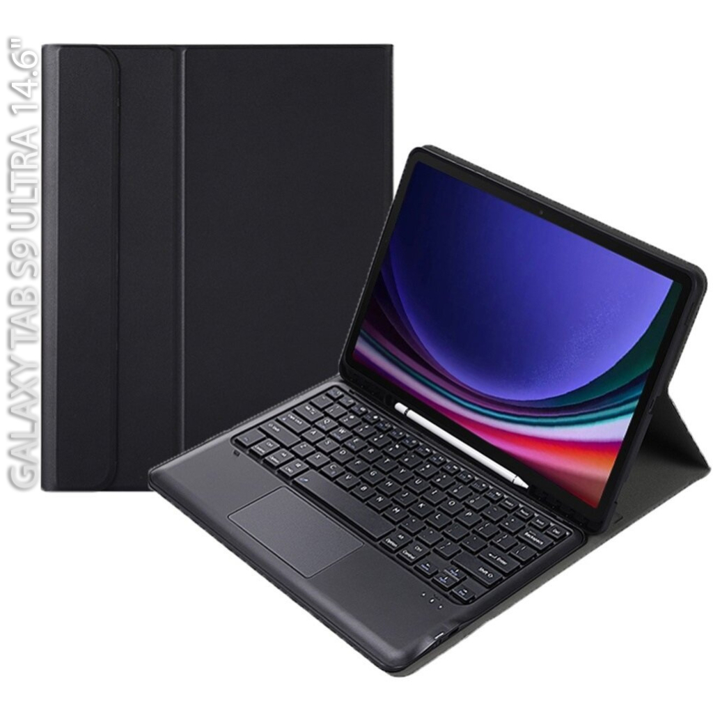 Чохол до планшета BeCover Keyboard+TouchPad Samsung Tab S9 Ultra 5G (SM-X910/SM-X916B) 14.6" Black (712367)