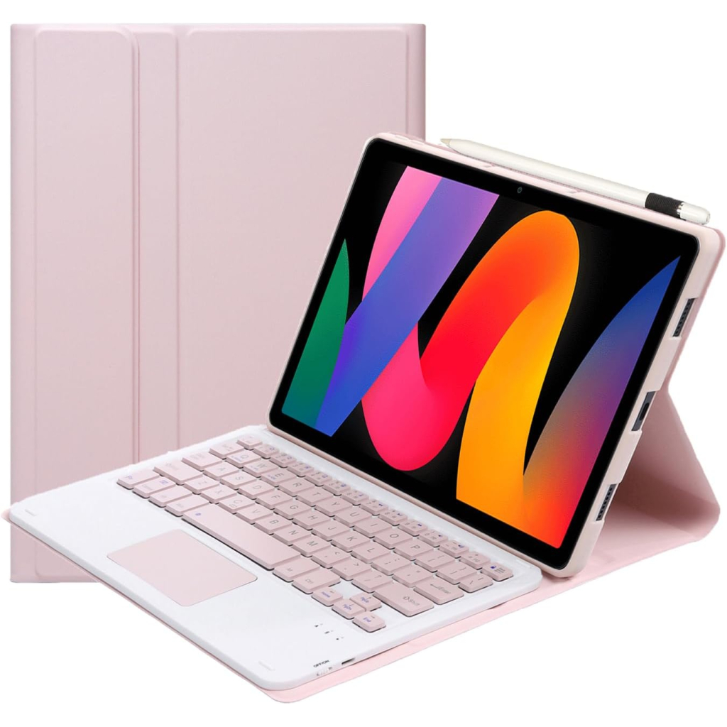 Чохол до планшета BeCover Keyboard+TouchPad Xiaomi Redmi Pad SE 11" Pink (712399)